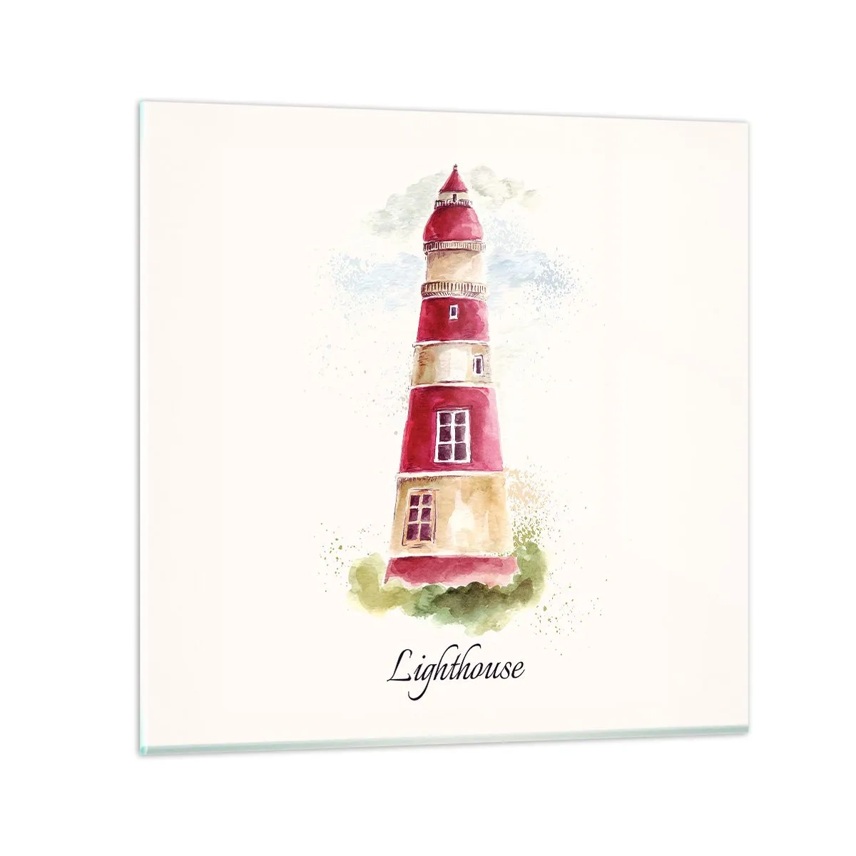 Cuadro sobre vidrio - Impresiones sobre Vidrio - Siempre observando - 40x40 cm