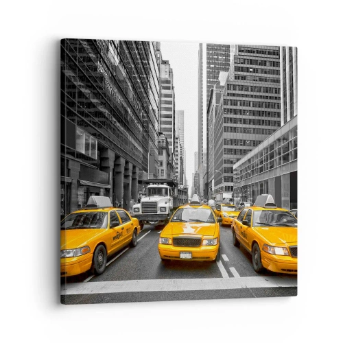 Cuadro sobre lienzo - Impresión de Imagen - Nosotros somos los que damos color a la ciudad - 30x30 cm