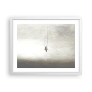 Póster en marco blanco - El niño que llevamos dentro - 50x40 cm