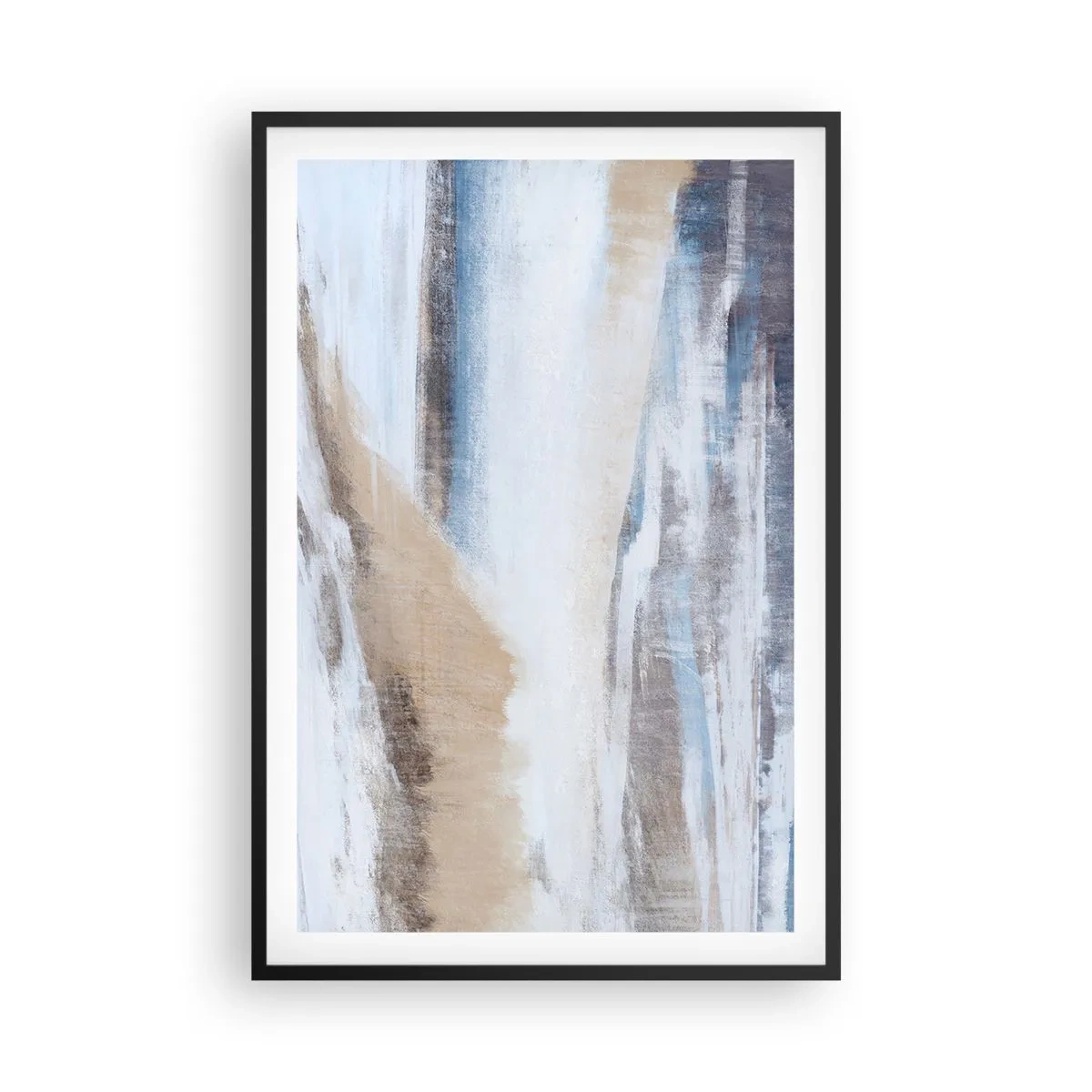 Póster en marco negro - Composición invernal - 61x91 cm