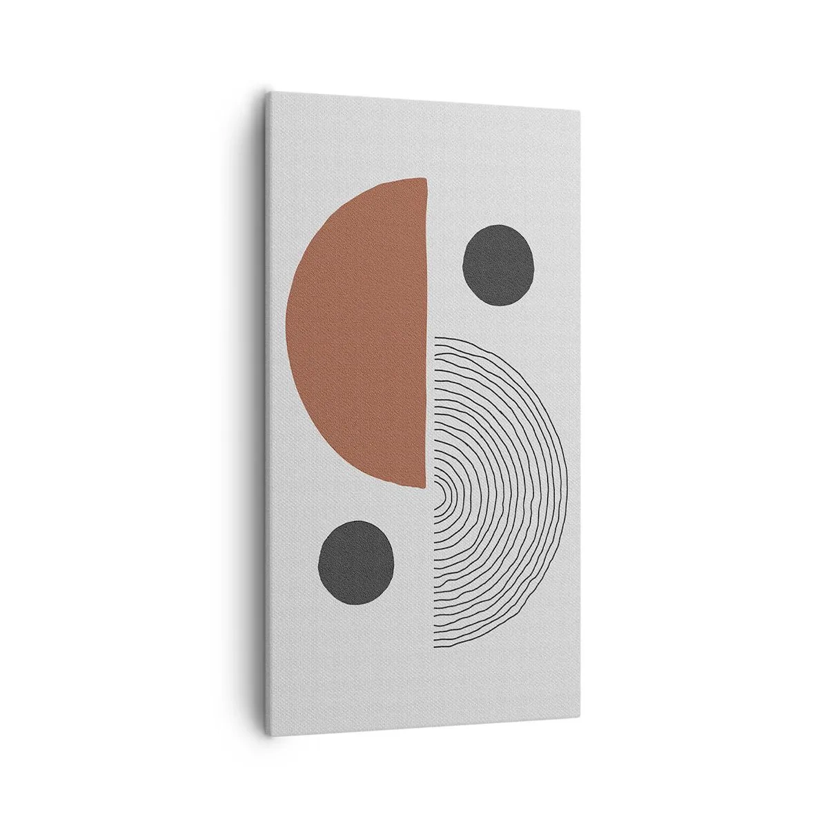 Cuadro sobre lienzo - Impresión de Imagen - La perfección del círculo - 55x100 cm