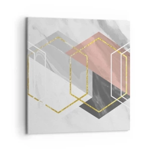 Cuadro sobre lienzo - Impresión de Imagen - Composición en cadena - 60x60 cm