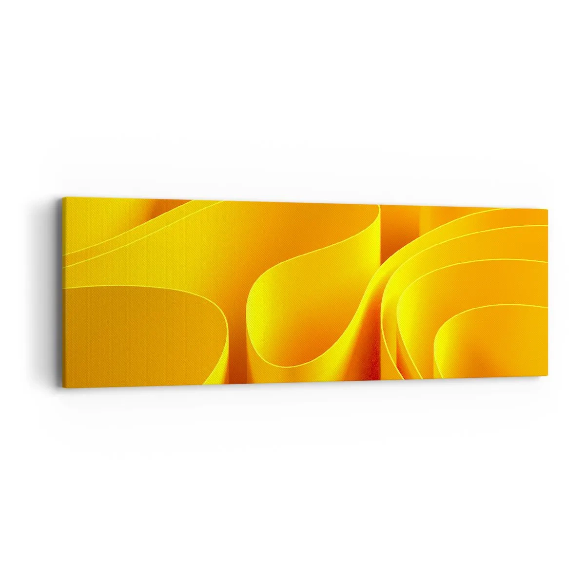 Cuadro sobre lienzo - Impresión de Imagen - Como las olas del sol - 90x30 cm