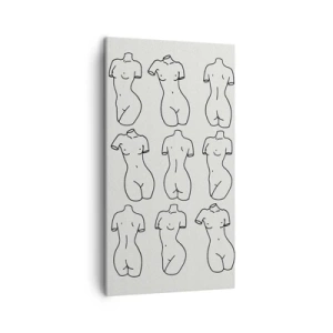 Cuadro sobre lienzo - Impresión de Imagen - Solo Venus - 45x80 cm