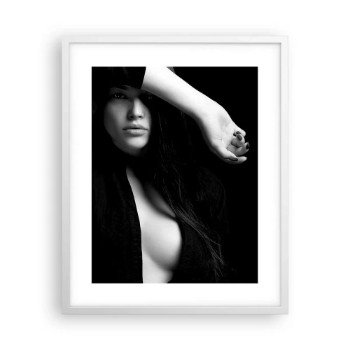 Póster en marco blanco - Escuela de seducción - 40x50 cm