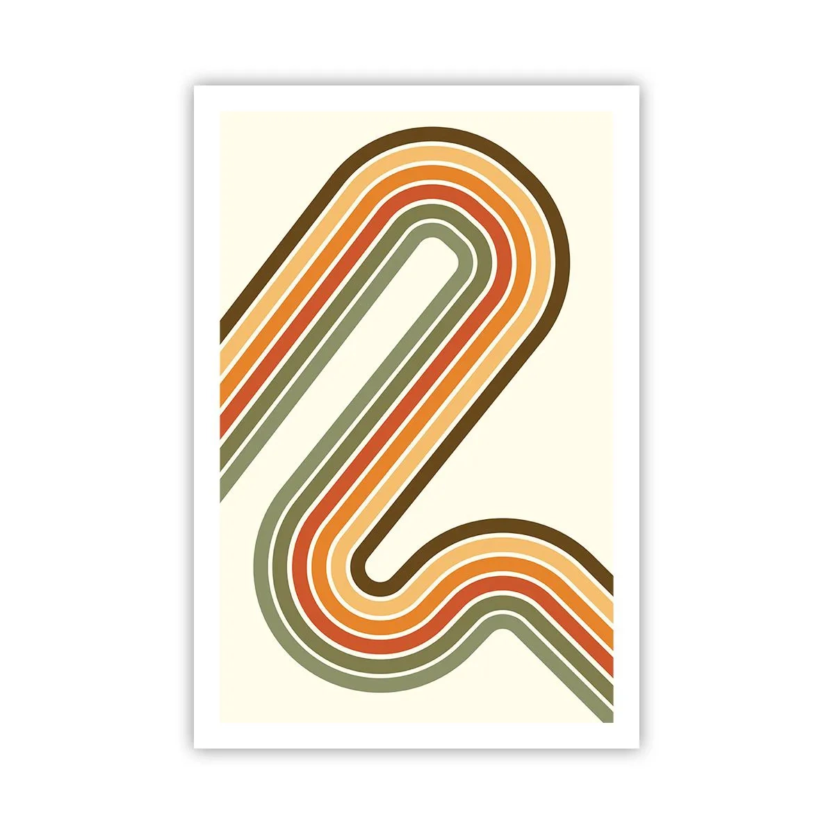 Póster - Zigzagueando hasta su destino - 61x91 cm