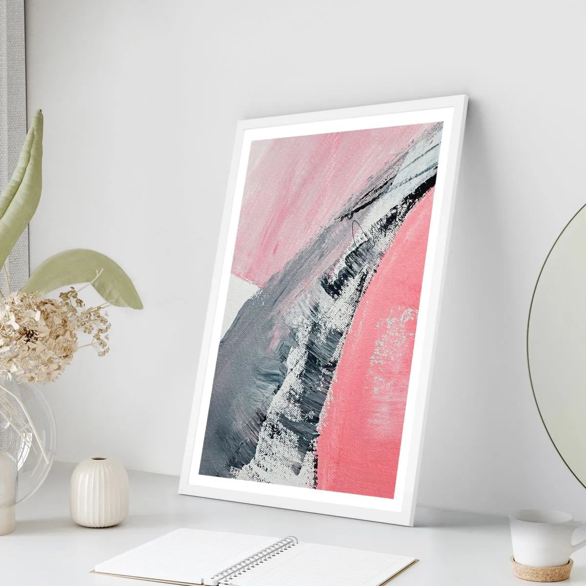 Póster en marco blanco - Composición a juego - 70x100 cm