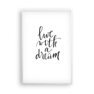 Póster en marco blanco - Por supuesto - 61x91 cm