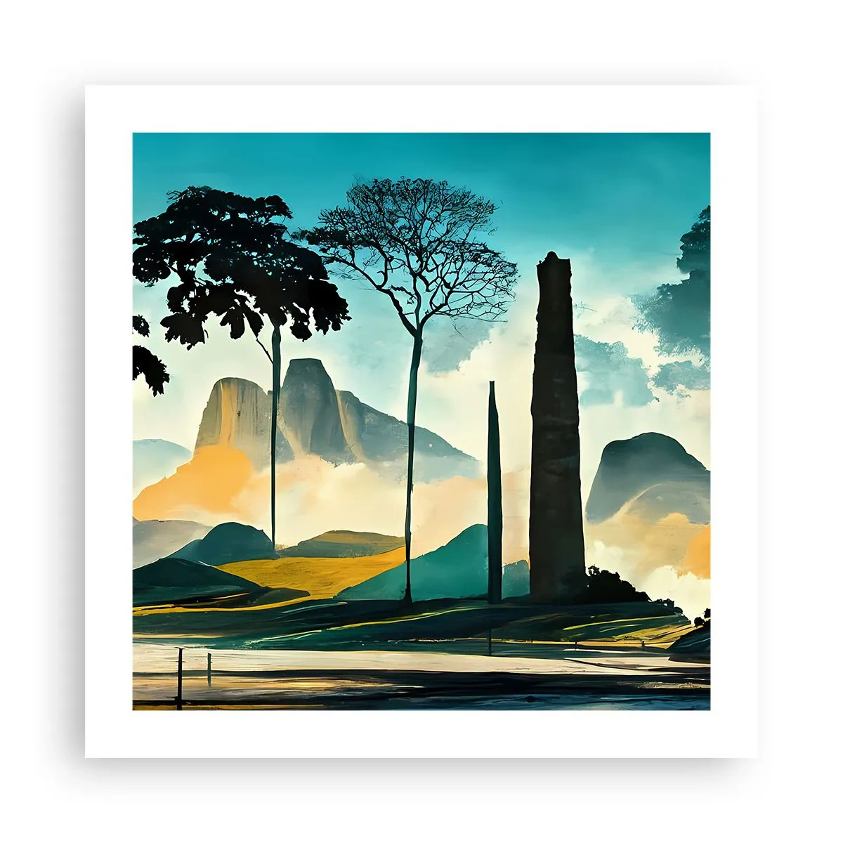 Póster - Cada vez a más altitud - 50x50 cm