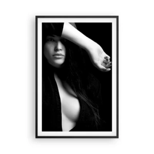 Póster en marco negro - Escuela de seducción - 61x91 cm