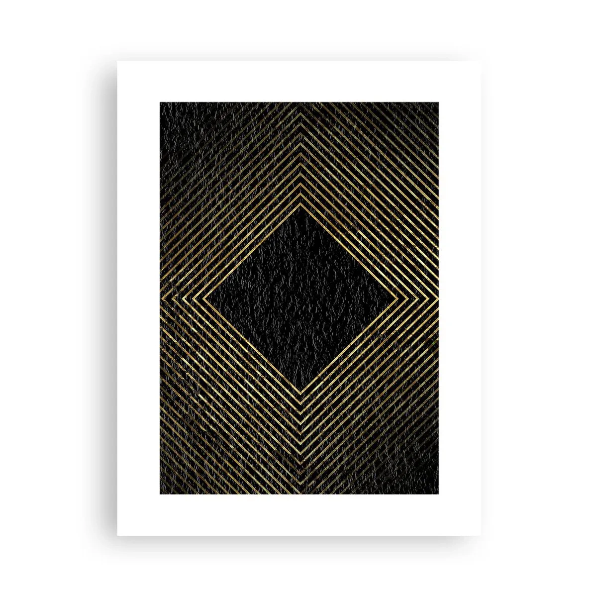 Póster - Geometría al estilo glamour - 30x40 cm
