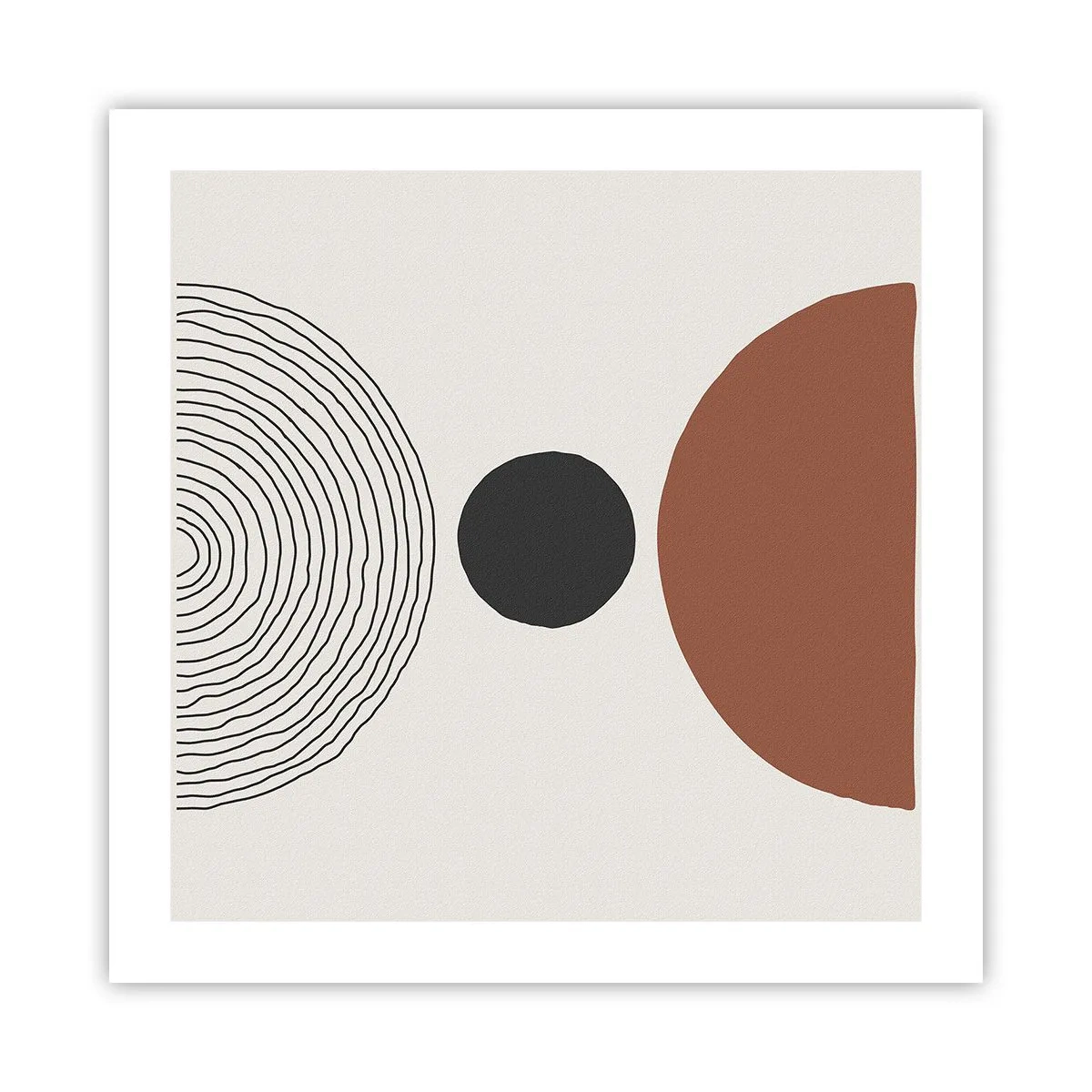 Póster - En el centro de la atención - 50x50 cm