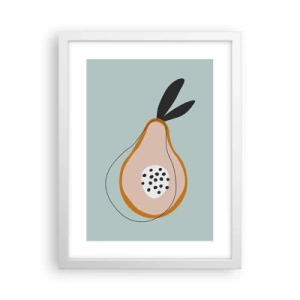 Póster en marco blanco - El interior de la naturaleza - 30x40 cm