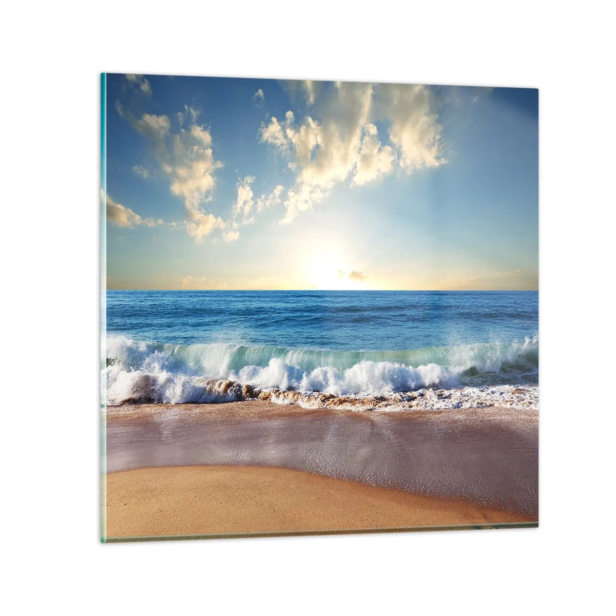 Cuadro sobre vidrio - Impresiones sobre Vidrio - Movimiento y quietud al mismo tiempo - 50x50 cm