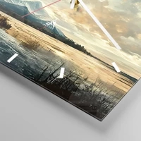 Esfera sin numeración, con rayas