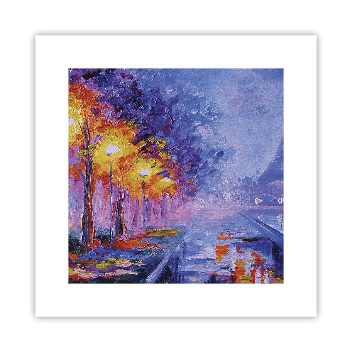 Póster - Un paseo de ensueño - 30x30 cm