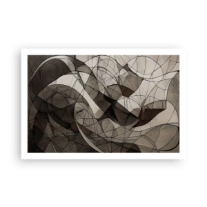 Póster - Circulación en colores tierra - 91x61 cm