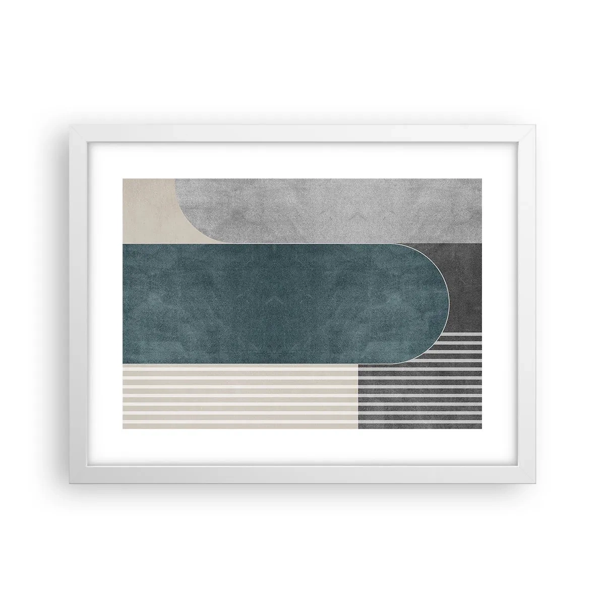 Póster en marco blanco - Composición horizontal - 40x30 cm