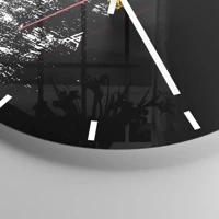 Esfera sin numeración, con rayas