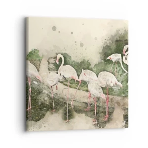 Cuadro sobre lienzo - Impresión de Imagen - Un sueño exótico - 30x30 cm