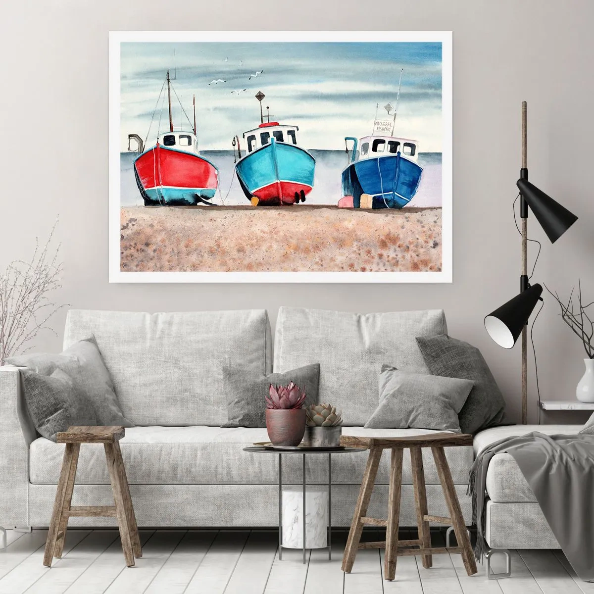 Póster - Listos para la pesca - 91x61 cm