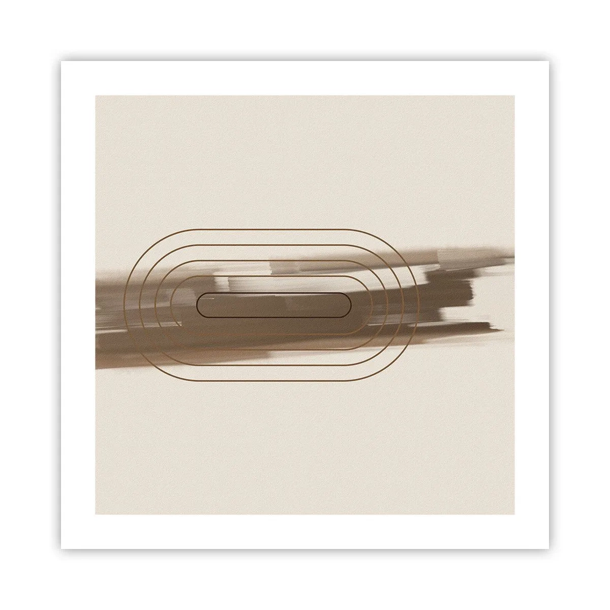 Póster - Un soplo de gris - 50x50 cm