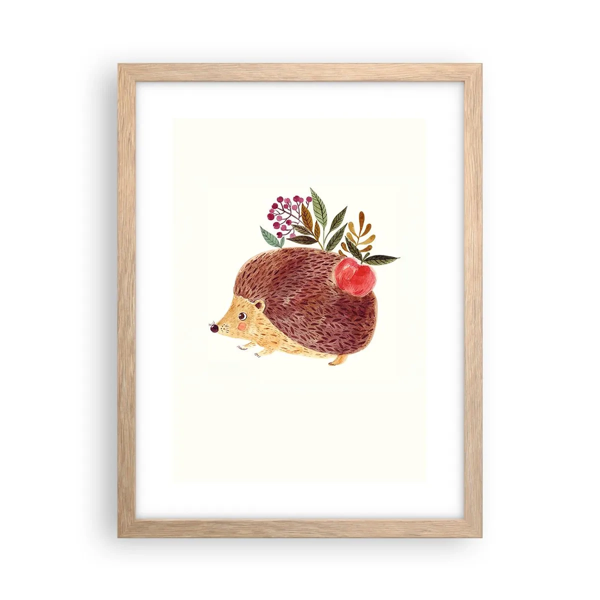 Póster en marco roble claro - Y ya te gusto - 30x40 cm