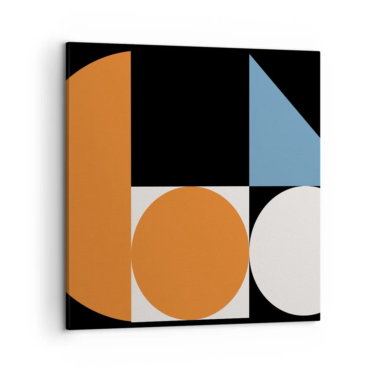 Cuadro sobre lienzo - Impresión de Imagen - Diseño con figuras - 50x50 cm