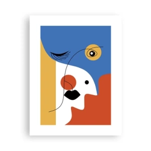 Póster - Retrato deconstruido - 30x40 cm