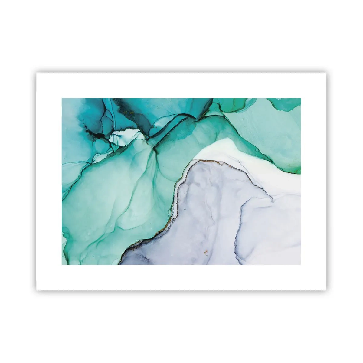 Póster - Estudio en turquesa - 40x30 cm