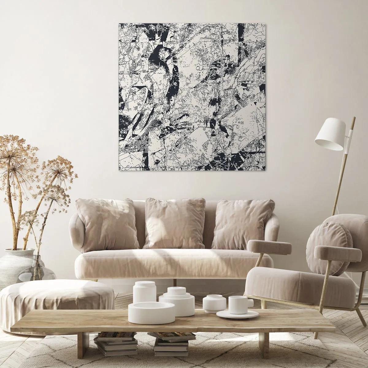 Cuadro sobre lienzo - Impresión de Imagen - La interpenetración de los opuestos - 40x40 cm