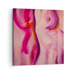 Cuadro sobre lienzo - Impresión de Imagen - Una oda a la feminidad - 60x60 cm