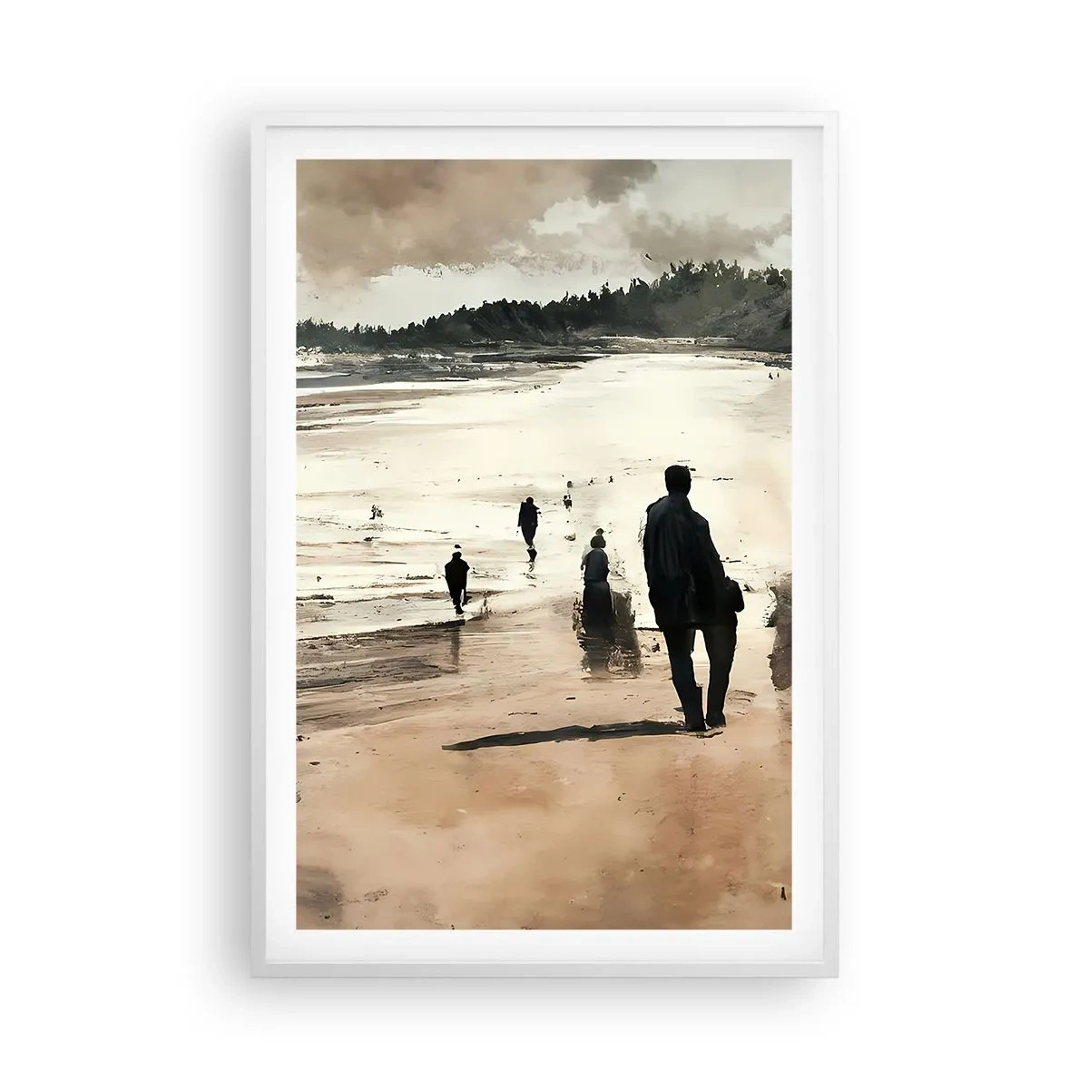 Póster en marco blanco - Un sueño evocado - 61x91 cm