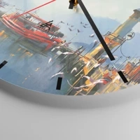 Esfera sin numeración, con rayas