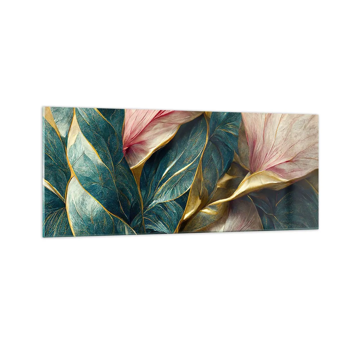 Cuadro sobre vidrio - Impresiones sobre Vidrio - Elegancia y estilo naturales - 100x40 cm