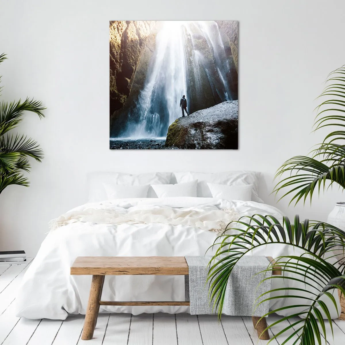 Cuadro sobre lienzo - Impresión de Imagen - Impresionante vista - 50x50 cm