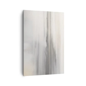 Cuadro sobre lienzo - Impresión de Imagen - Un paisaje sutil en tonos grises y beige. - 70x100cm - Una distancia reflexiva - Decoración de pared moderna para salón y dormitorio ARTTOR