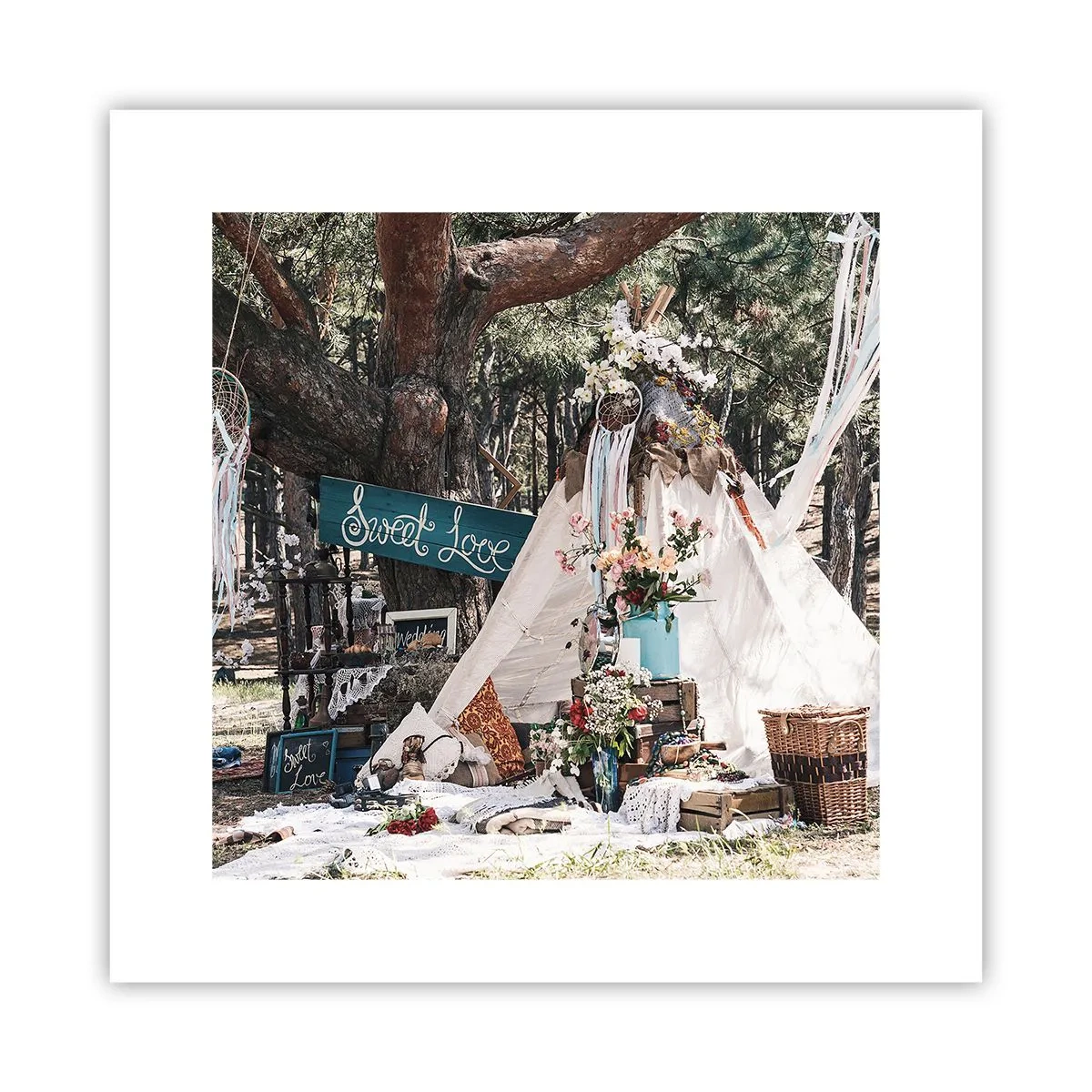 Póster - Amor exótico - 30x30 cm