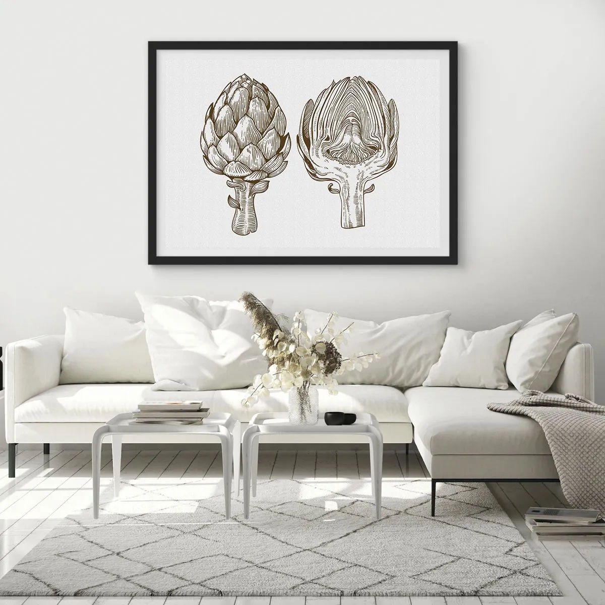 Póster en marco negro - Lección de anatomía - 91x61 cm