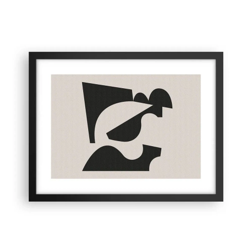 Póster en marco negro - Para automontaje - 40x30 cm
