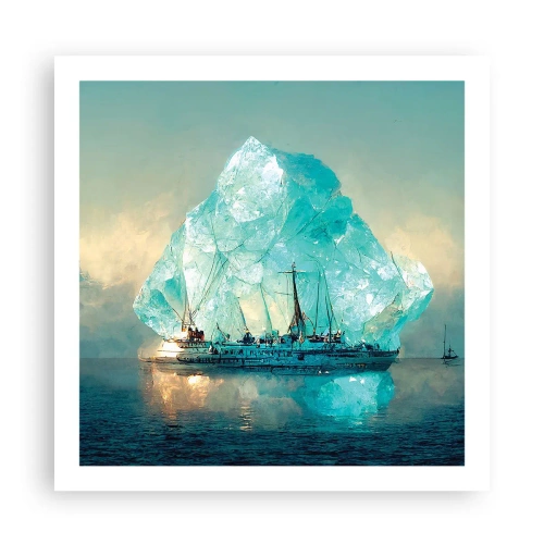 Póster - Diamante ártico - 60x60 cm