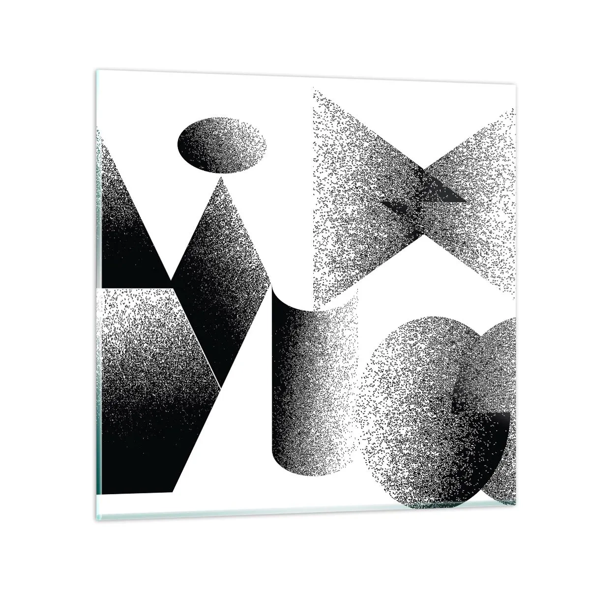 Cuadro sobre vidrio - Impresiones sobre Vidrio - Ángulos y óvalos - 60x60 cm