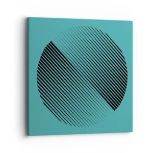 Cuadro sobre lienzo - Impresión de Imagen - El círculo: una variación geométrica - 30x30 cm