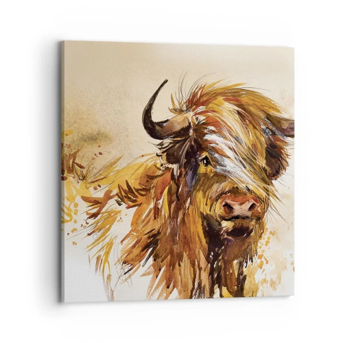 Cuadro sobre lienzo - Impresión de Imagen - El orgullo del líder - 70x70 cm