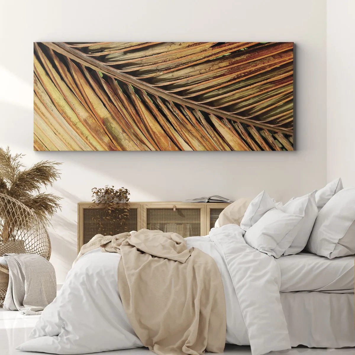 Cuadro sobre lienzo - Impresión de Imagen - Oro de coco - 100x40 cm