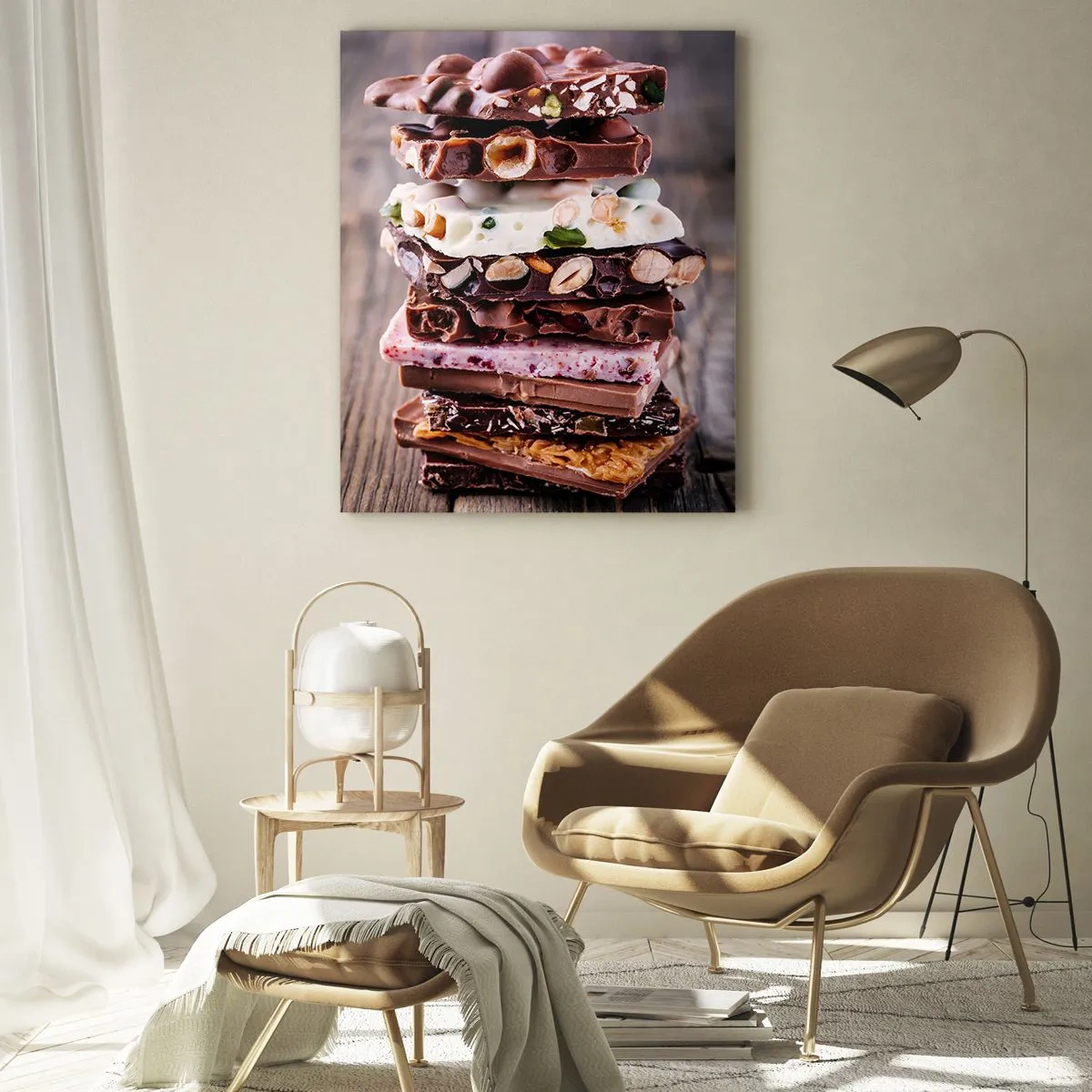 Cuadro sobre vidrio - Impresiones sobre Vidrio - Dulce perspectiva - 80x120 cm