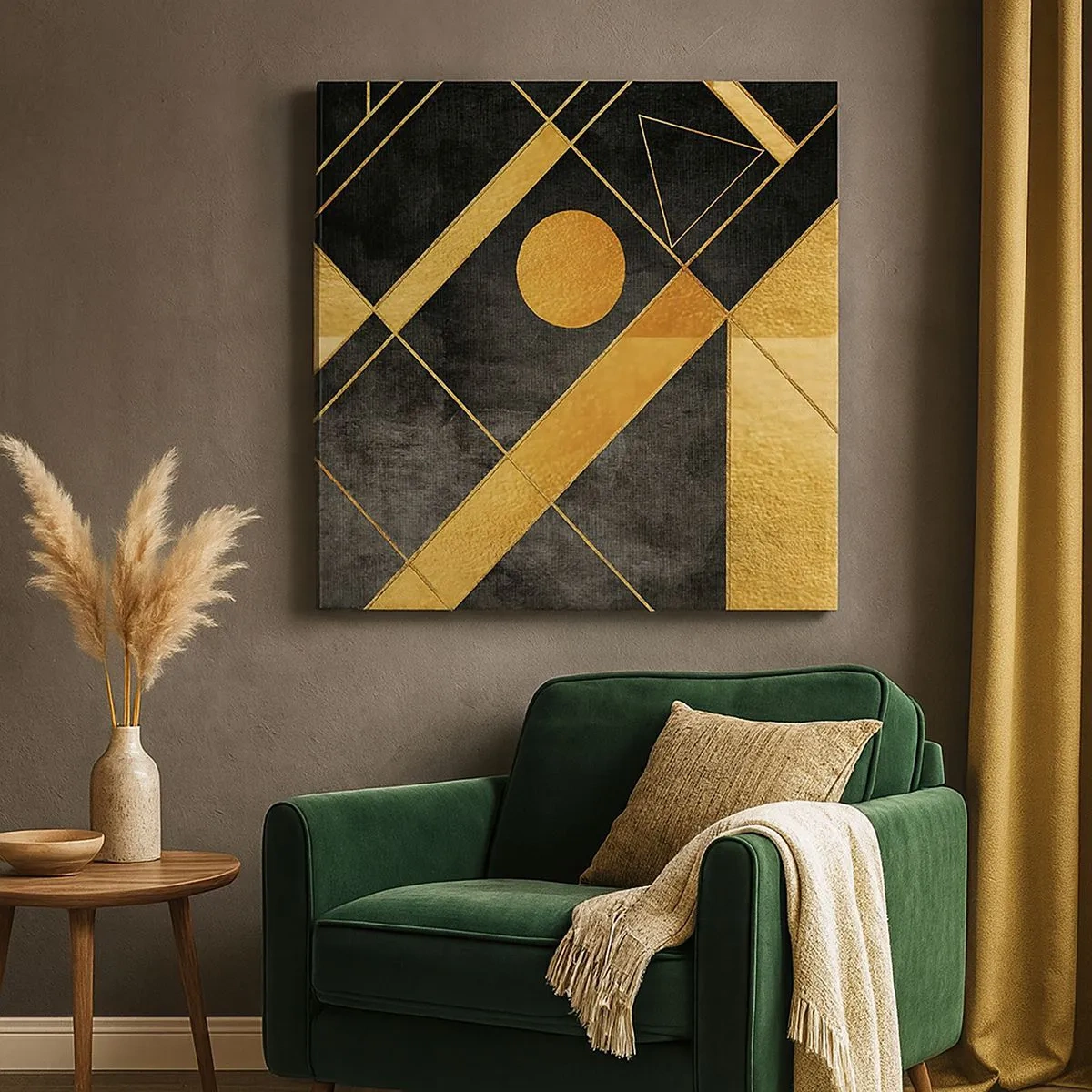 Cuadro sobre lienzo - Impresión de Imagen - Sol del desierto - 30x30 cm