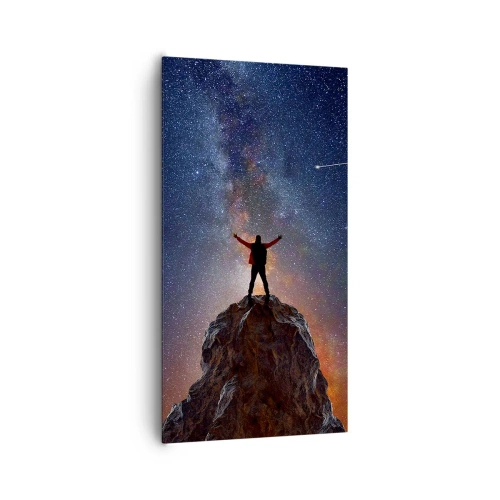 Cuadro sobre lienzo - Impresión de Imagen - ¡El poder está conmigo! - 65x120 cm