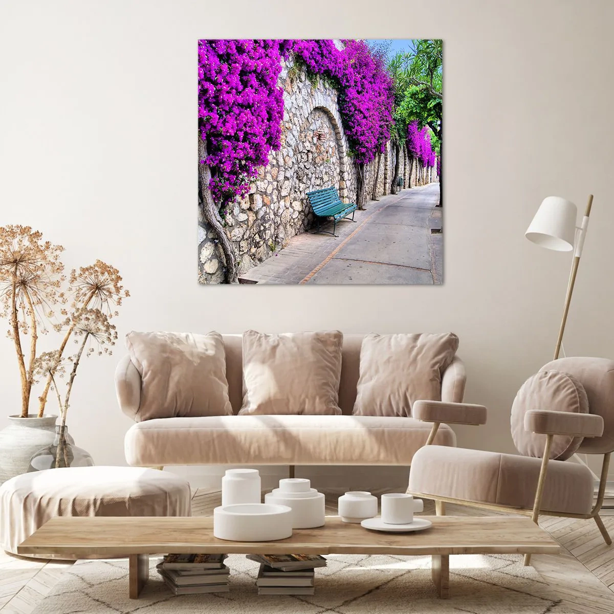 Cuadro sobre lienzo - Impresión de Imagen - Punto de reunión - 60x60 cm