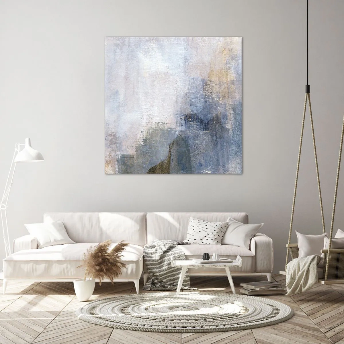 Cuadro sobre lienzo - Impresión de Imagen - Tonos de color - 70x70 cm